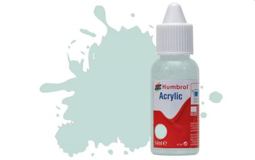 Humbrol Acrylic Paint No.65 Aircraft Blue Matt, Dropper Bottle 14 ml (DB0065)