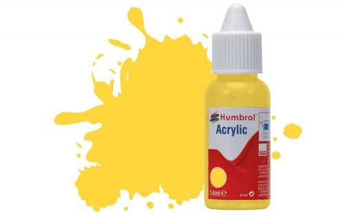 Humbrol Acrylic Paint No 74 Linen Matt, Dropper Bottle 14 ml (DB0074)