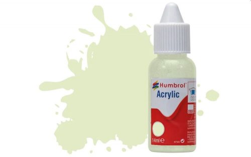 Humbrol Acrylic Paint No.90 Beige Green, Dropper Bottle 14 ml (aka Sky) Matt, Dropper Bottle 14 ml (DB0090)