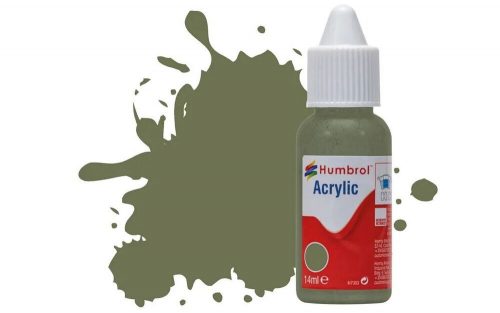 Humbrol Acrylic Paint No 105 Marine Green. Matt, Dropper Bottle 14 ml (DB0105)