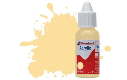 Humbrol Acrylic Paint No 148 Radome Tan Matt, Dropper Bottle 14 ml (DB0148)