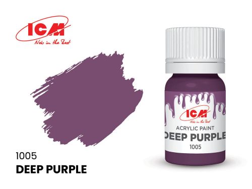 ICM BASIC COLORS Deep Purple bottle 12 ml  (1005)