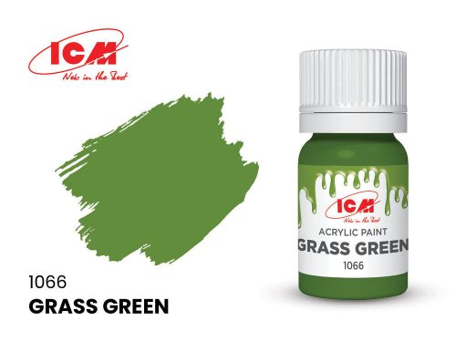 ICM GREEN Grass Green bottle 12 ml  (1066)