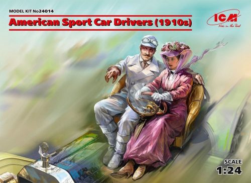 ICM American Sport Car Drivers(1910s)(1 male 1 female figures) 1:24 (24014)