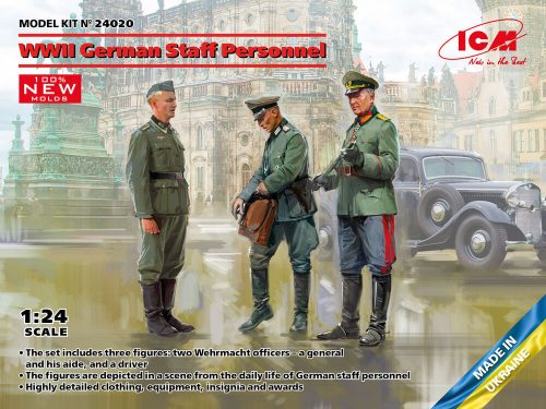 ICM WWII German Staff Personnel (100% new molds) 1:24 (24020)