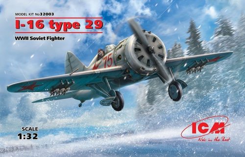 ICM I-16 type 29, WWII Soviet Fighter 1:32 (32003)