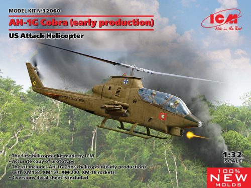 ICM AH-1G Cobra (early production), US Attack Helicopter (100% new molds) 1:32 (32060)