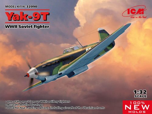 ICM Yak-9T, WWII Soviet fighter 1:32 (32090)