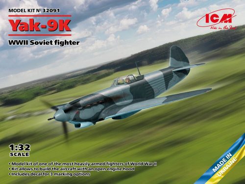 ICM Yak-9K, WWII Soviet fighter 1:32 (32091)