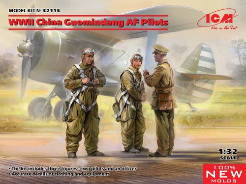 ICM WWII China Guomindang AF Pilots (100% new molds) 1:32 (32115)