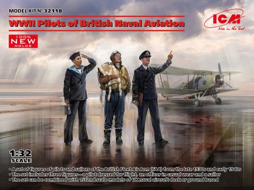 ICM WWII Pilots of British Naval Aviation (100% new molds) 1:32 (32118)