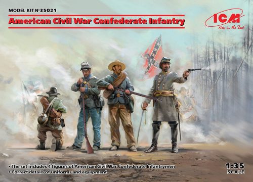 ICM American Civil War Confederate Infantry 1:35 (35021)