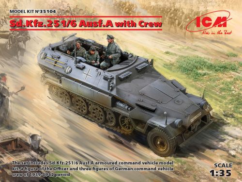 ICM Sd.Kfz.251/6 Ausf.A with Crew, Limited 1:35 (35104)