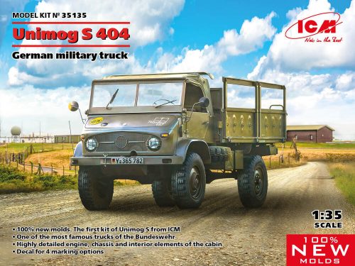 ICM Unimog S 404, German military truck 1:35 (35135)