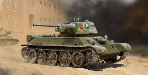 ICM T-34/76 early 1943 production WWII Soviet Medium Tank 1:35 (35365)