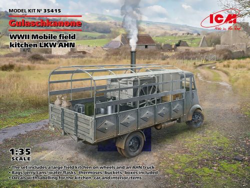 ICM AHN Gulaschkanone, WWII German mobile field kitchen 1:35 (35415)