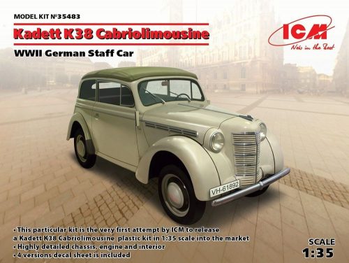 ICM Kadett K38 Cabriolimousine,WWII German Staff Car 1:35 (35483)