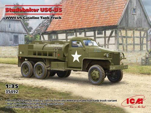 ICM Studebaker US6-U5, WWII US Gasoline Tank Truck 1:35 (35492)