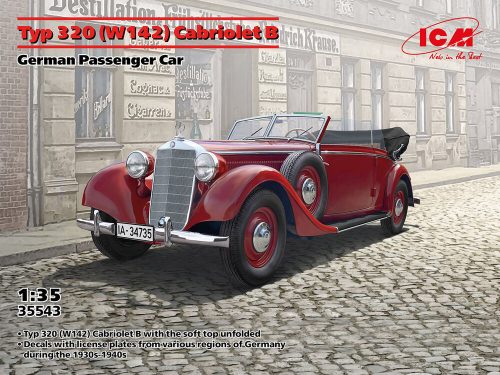 ICM Typ 320 (W142) Cabriolet B, German Passenger Car 1:35 (35543)