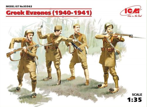 ICM Greek Evzones (1940-1941) (4 Figures) 1:35 (35562)