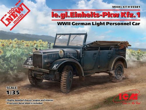 ICM Ie.gl.PKW Kfz.1, WWII German Light Personnel Car 1:35 (35581)