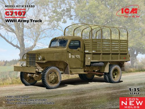 ICM G7107, WWII Army Truck (100% new molds) 1:35 (35593)