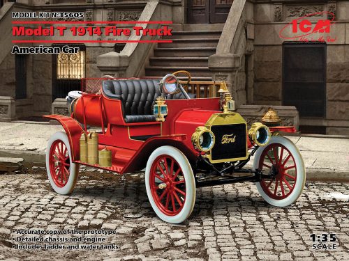 ICM Model T 1914 Fire Truck, American Car 1:35 (35605)