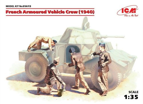 ICM French Armoured Vehicle Crew 1940 1:35 (35615)