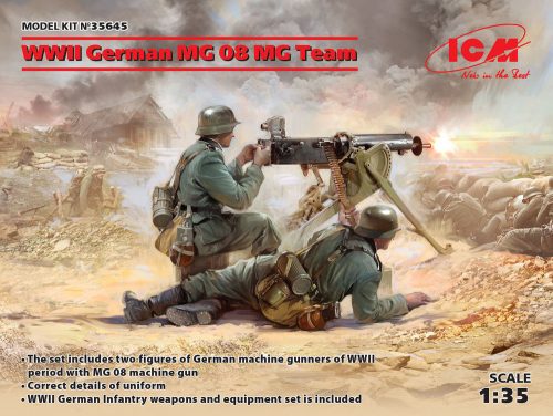 ICM WWII German MG08 MG Team (2 figures) 1:35 (35645)