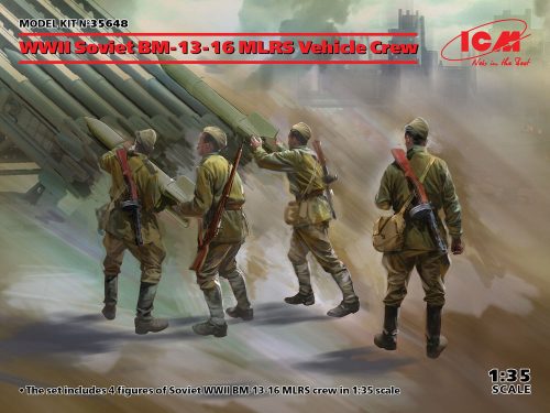 ICM WWII Soviet BM-13-16 MLRS Vehicle Crew 1:35 (35648)