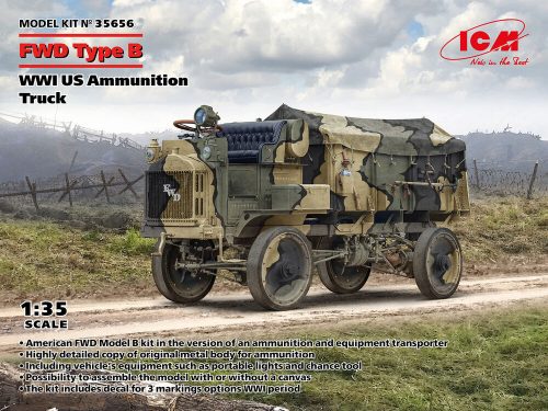 ICM FWD Type B, WWI US Ammunition Truck 1:35 (35656)