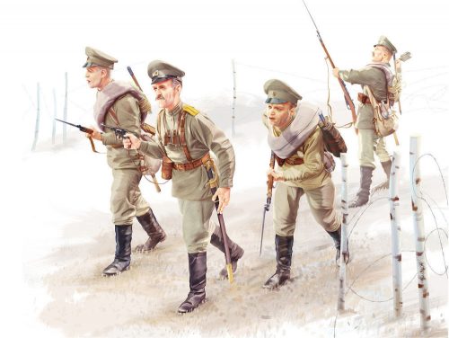 ICM WWI Russian Infantry (4figures) 1:35 (35677)