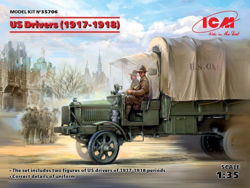 ICM US Drivers(1917-1918)(2 figures) 1:35 (35706)