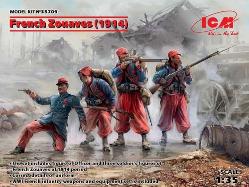 ICM French Zouaves (1914) (4 figures) 1:35 (35709)