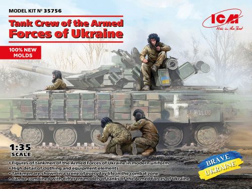 ICM Tank Crew of the Armed Forces of Ukraine (100% new molds) 1:35 (35756)