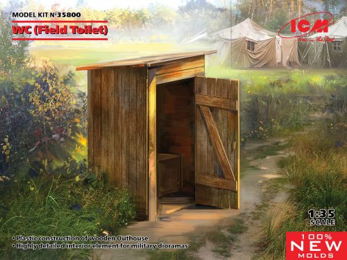 ICM WC (Field Toilet) (100% new molds) 1:35 (35800)