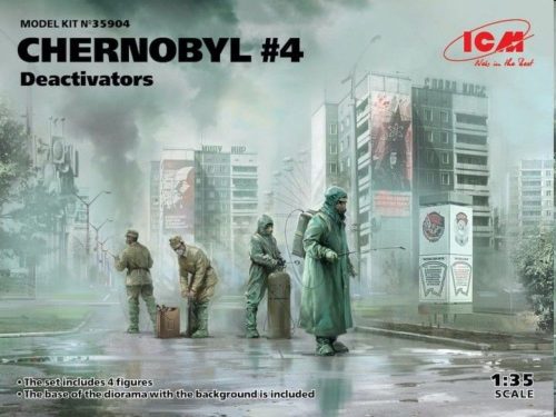 ICM Chernobyl4. Deactivators (4 figures) 1:35 (35904)