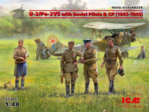 ICM U-2/Po-2VS with Soviet Pilots & GP (1943 -1945) Limited 1:48 (48254)