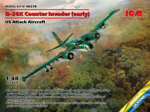 ICM B-26K Counter Invader (early), US Attack Aircraft 1:48 (48278)