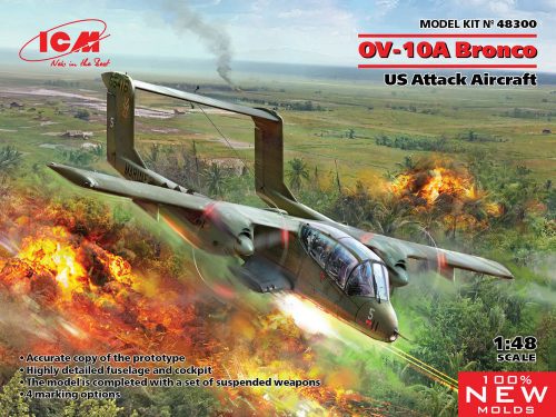 ICM OV-10 Bronco, US Attack Aircraft (100% new molds) 1:48 (48300)