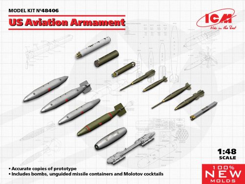 ICM US Aviation Armament (100% new molds) 1:48 (48406)