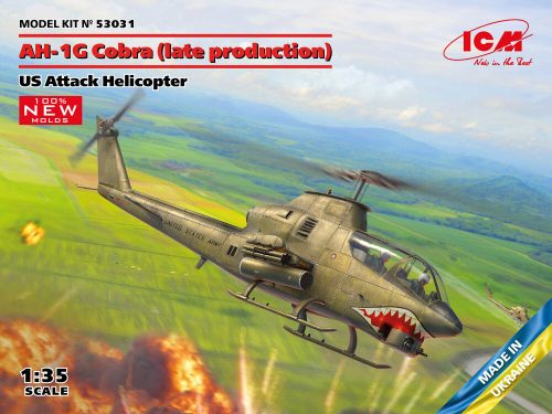 ICM AH-1G Cobra (late production), US Attack Helicopter (100% new molds) 1:35 (53031)