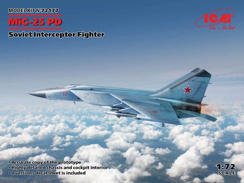 ICM MiG-25 PD, Soviet Interceptor Fighter 1:72 (72177)