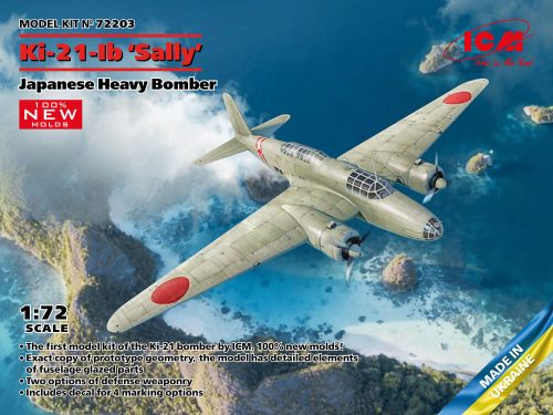 ICM Ki-21-Ib 'Sally', Japanese Heavy Bomber (100% new molds) 1:72 (72203)