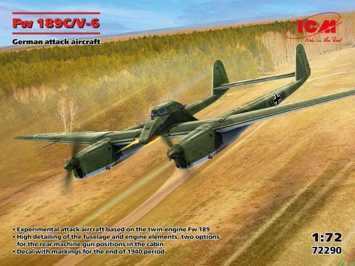 ICM Fw 189C/V-6, German attack aircraft 1:72 (72290)