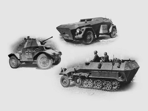 ICM Wehrmacht Armored Vehicles 1:35 (DS3525)