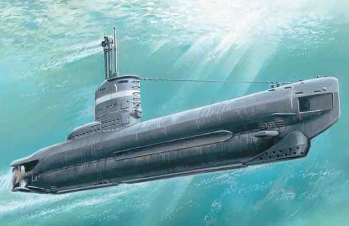 ICM U-Boat Type XXIII, WWII German Submarine 1:144 (S.004)