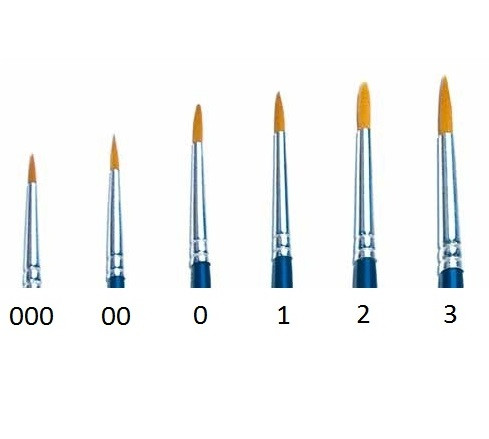 Italeri szintetikus tűecset 00 (52202)