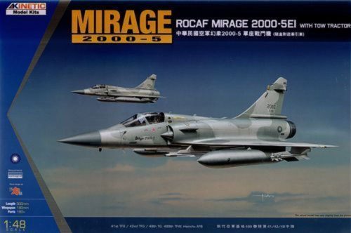 Kinetic Mirage 2000C ROCAF W/Tractor 1:48 (K48045)