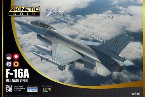 Kinetic F-16A MLU Block 20 -Gold S 1:48 (K48100)